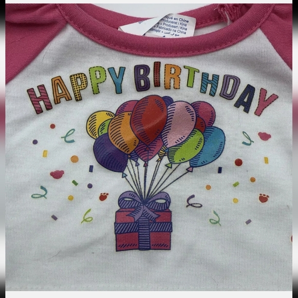 NWT - Happy Birthday Top for bear - Picture 5 of 9
